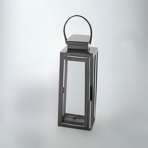 Farol Con Asa De Cuero 25 Cm