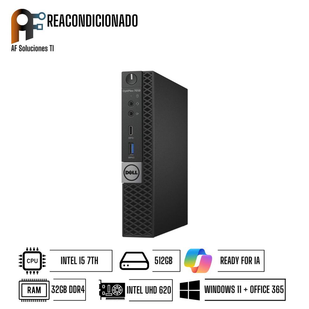 Computador Dell 7050 Mini Power Windows 11 - Office365 Reacondicionado image number 2.0