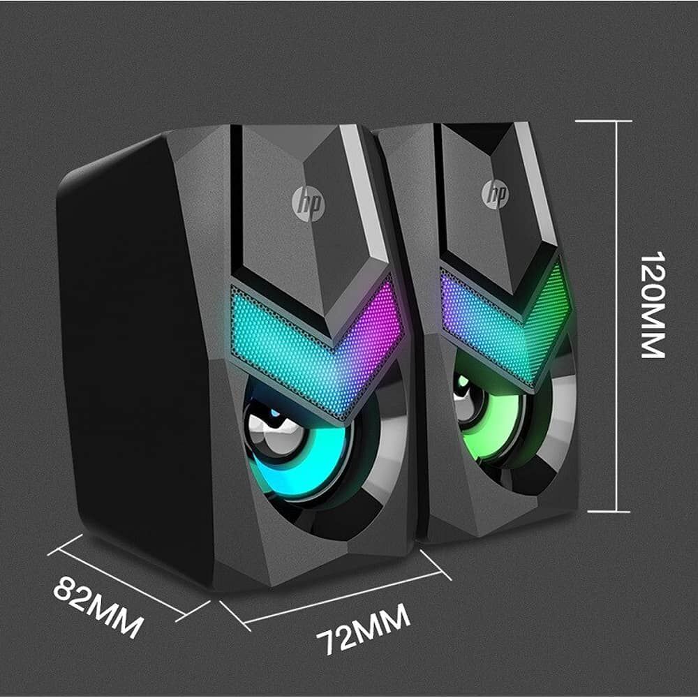 Parlante Usb Hp Multimedia Con Iluminaci&oacute;n Rgb Dhe-6000 image number 4.0