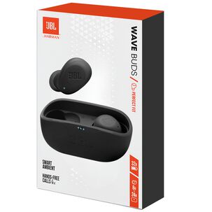 Aud&iacute;fonos Jbl Bluetooth Tws Wave Buds Autonom&iacute;a De 32h Black