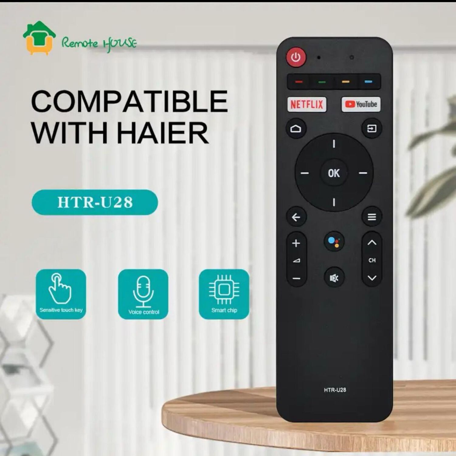 Control Remoto Haier Smart Tv Full Hd 4k image number 2.0