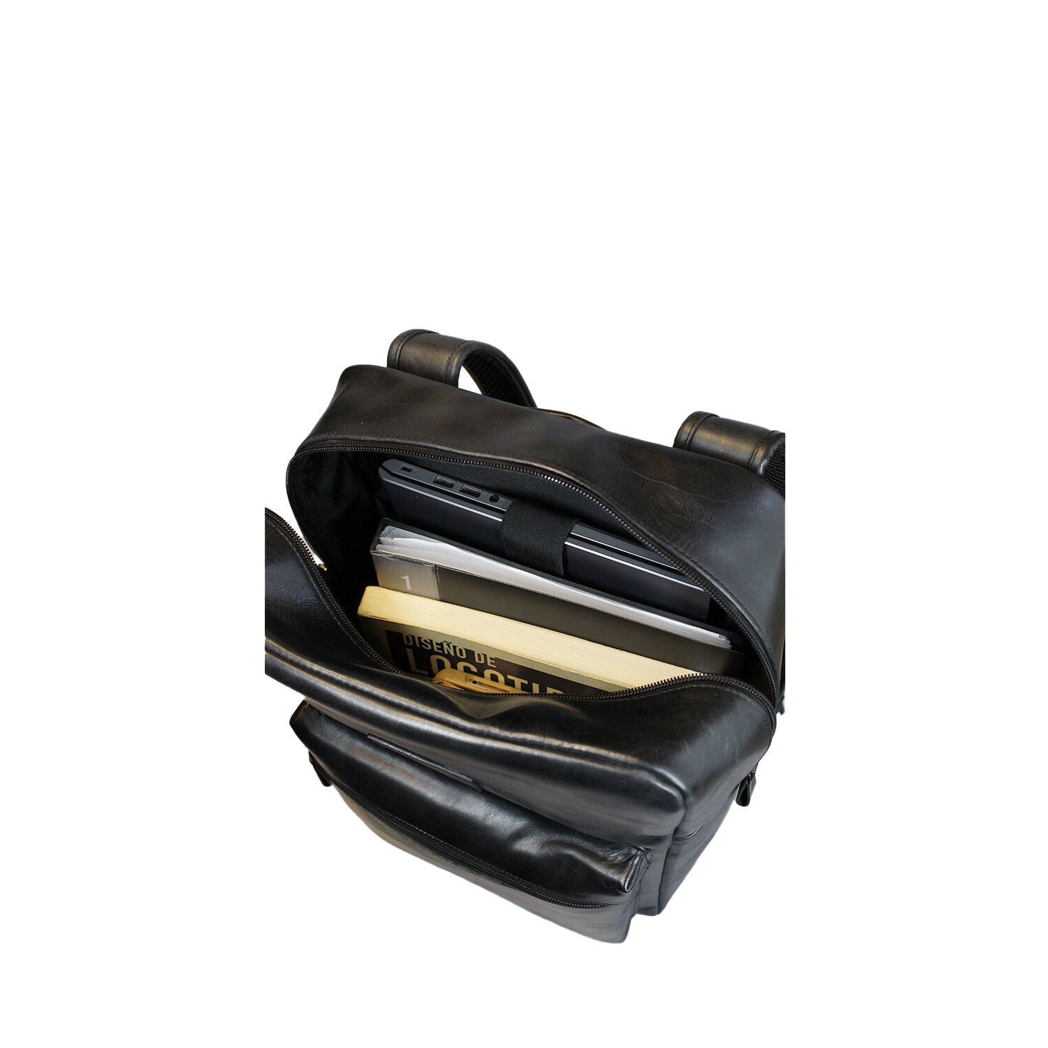 Mochila Glasgow Craftmen 100% Cuero Genuino image number 4.0