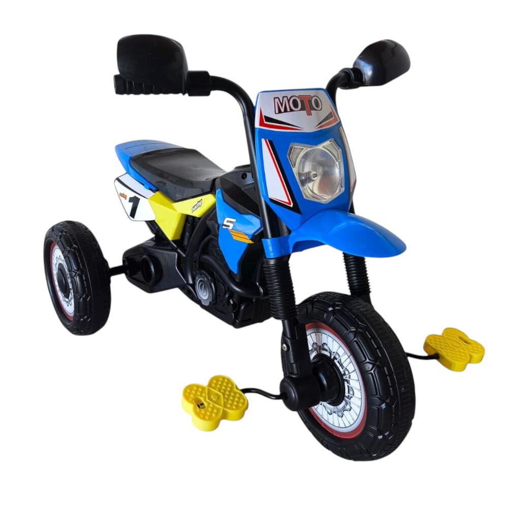 Triciclo Infantil Tipo Moto 3 Ruedas Azul image number 0.0