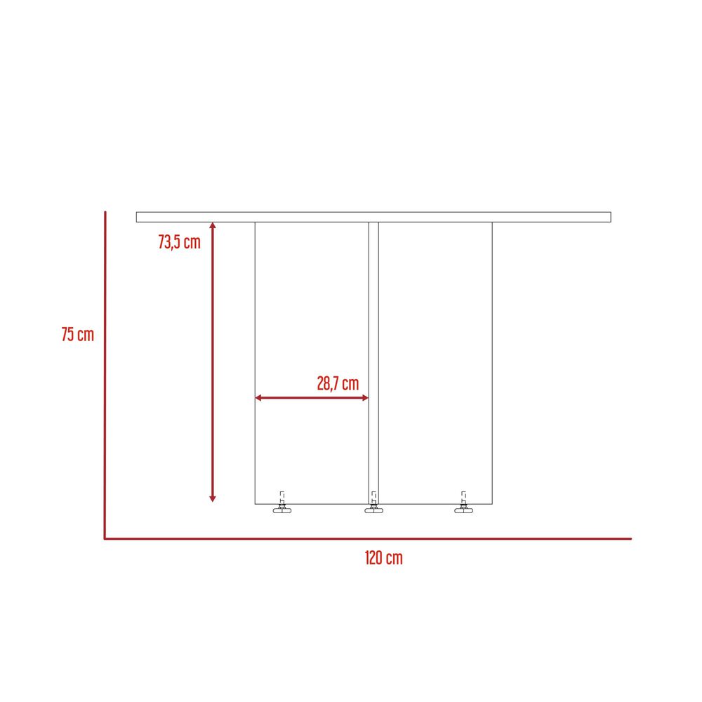Mesa De Reunion Redonda Fm-055n Negro Y Caf&eacute; Oscuro image number 7.0