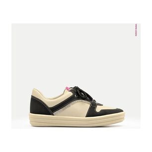 Zapatilla Urbana Mujer Negro/beige Barbie Piccadilly