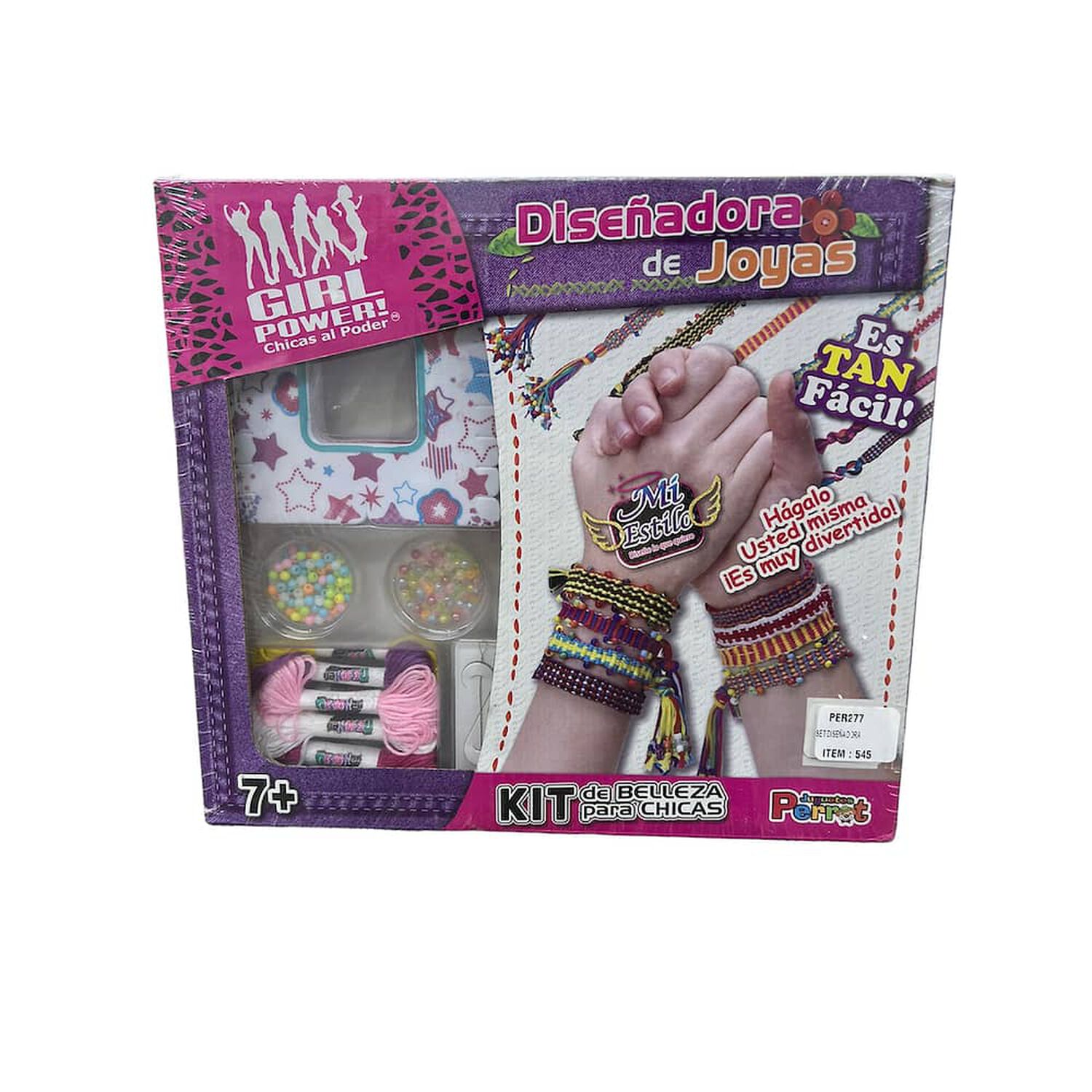 Set De Mostacillas Para Hacer Pulseras Girl Power image number 0.0