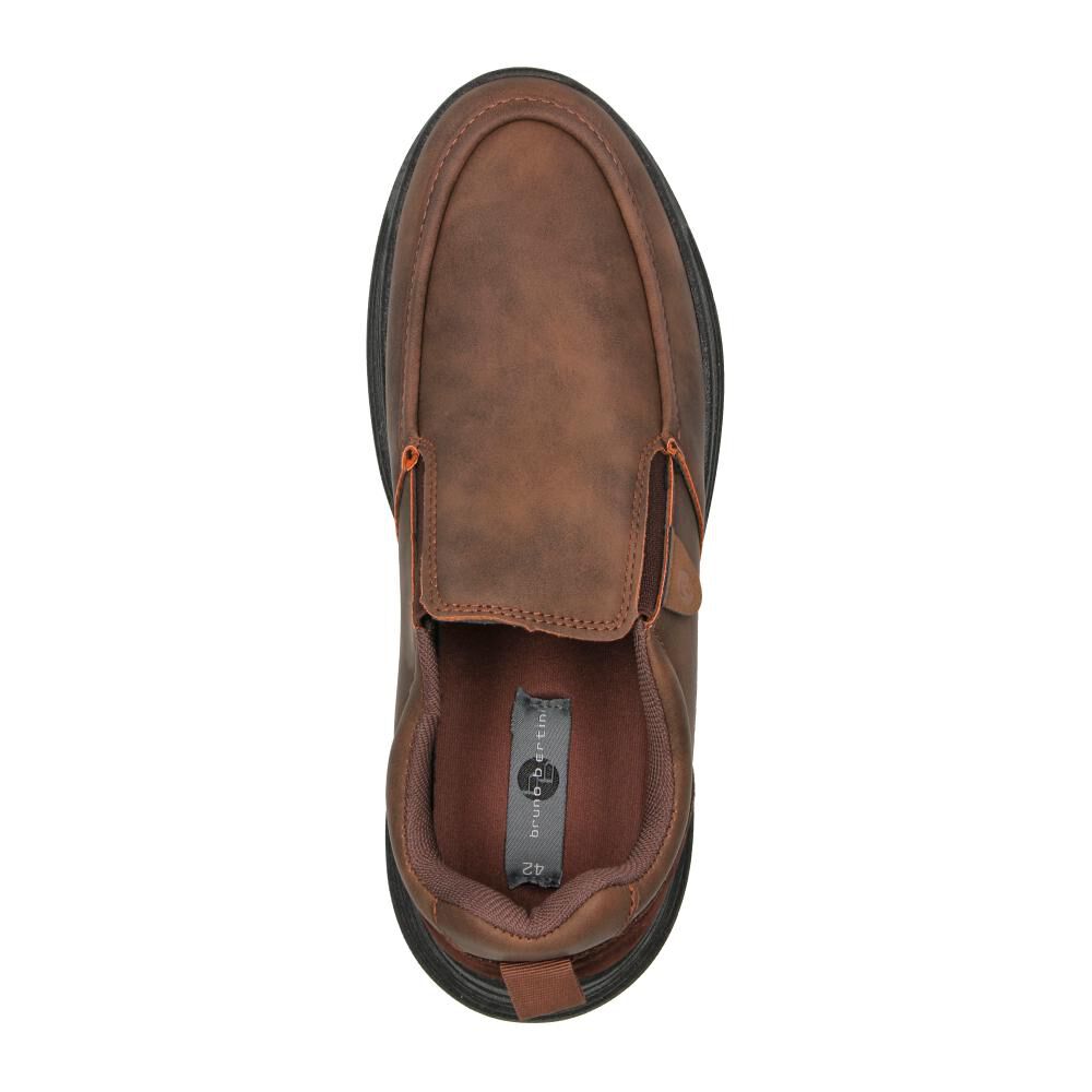 Zapato Casual Hombre Bruno Bertini Brown image number 4.0