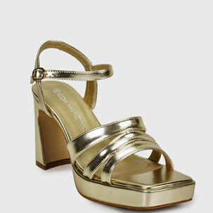 Sandalia Petral Dorado