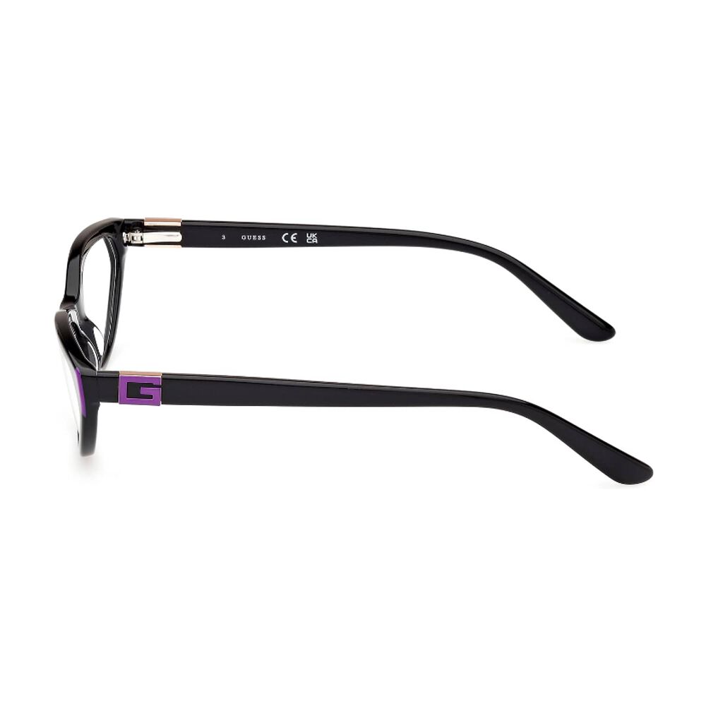 Lentes &Oacute;pticos Negro Brillante Guess image number 2.0