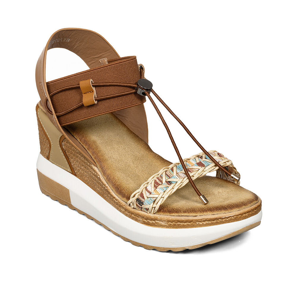 Sandalias Casuales Taco Cu&ntilde;a Mujer Weide Js02 image number 6.0