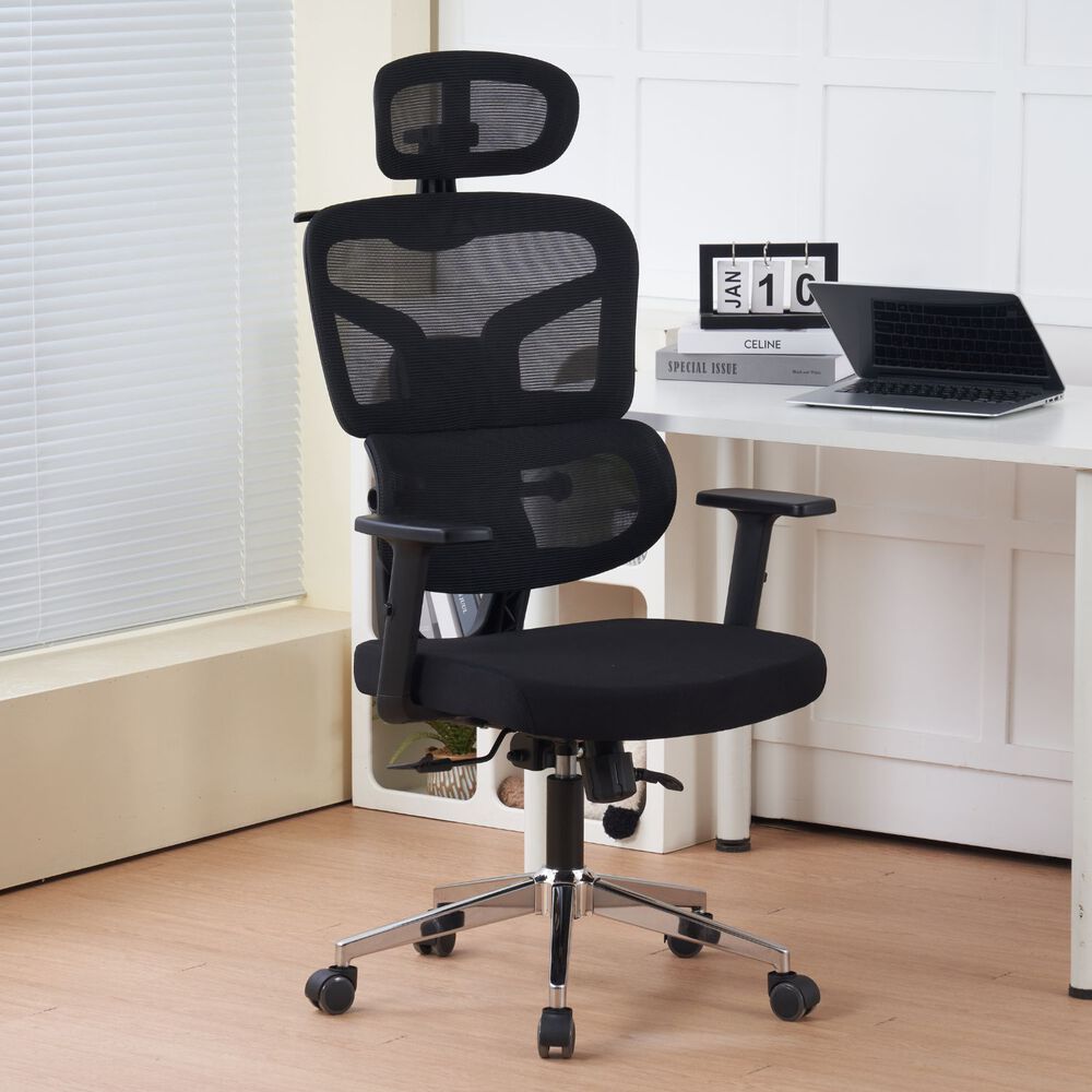 Silla Escritorio Ergohuman Troy Negro image number 7.0