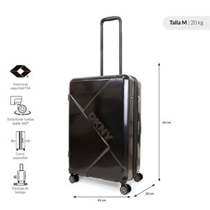 Maleta Mediana 20kg Donna Karan Your Call Negra Dkny