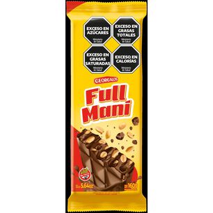 Tableta De Chocolate Georgalo Full Maní