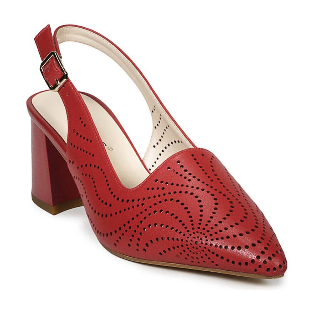 Zapato Cuero Adaya Rojo image number 1.0