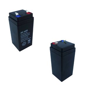 Bateria 4 Volt 4 Amperes Repuesto Ideal Para Balanzas De Feria Y Otros