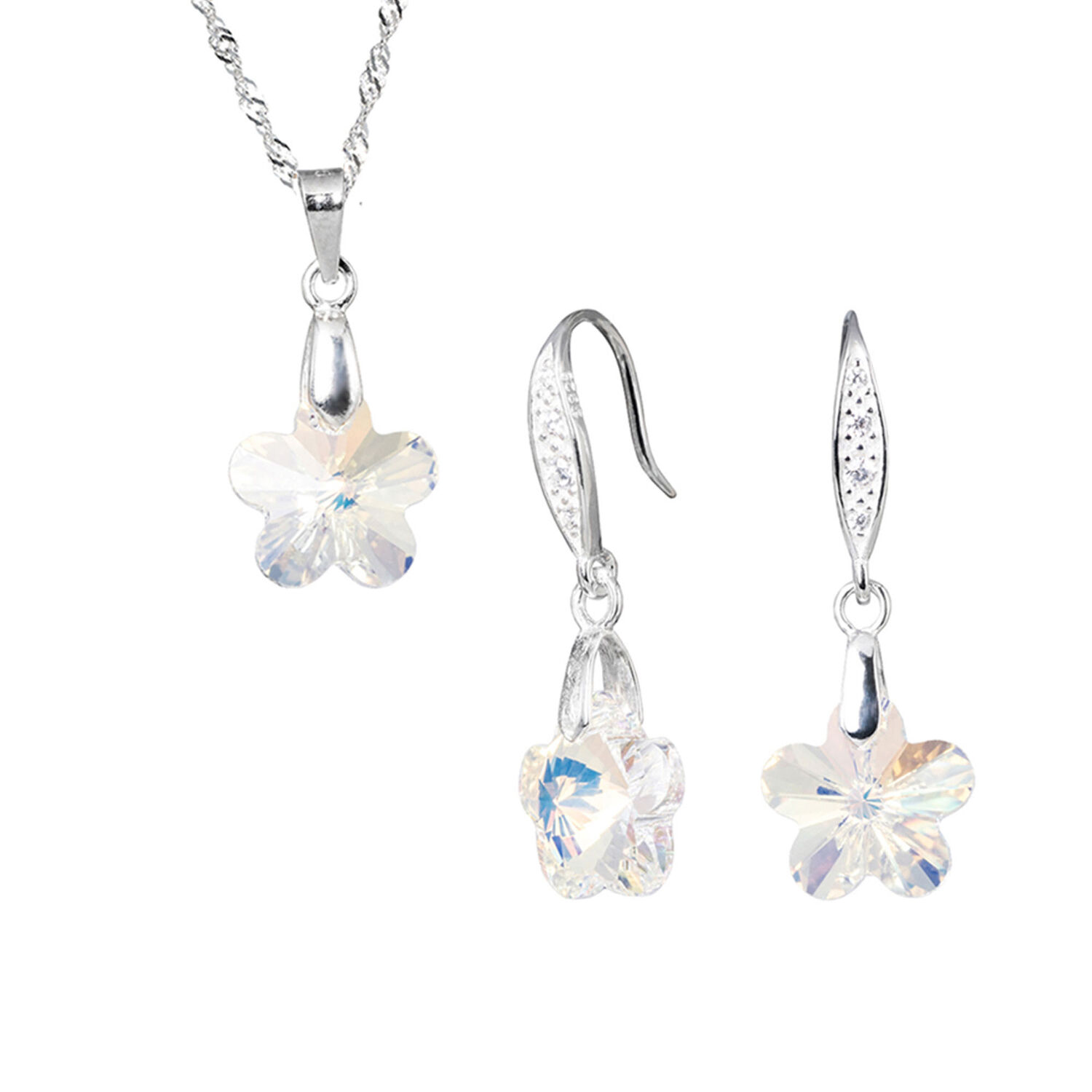 Conjunto Florencia Cristales Genuinos Aurora Boreal image number 0.0