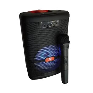 Parlante Karaoke Bluetooth Usb Aux 6.5" Negro