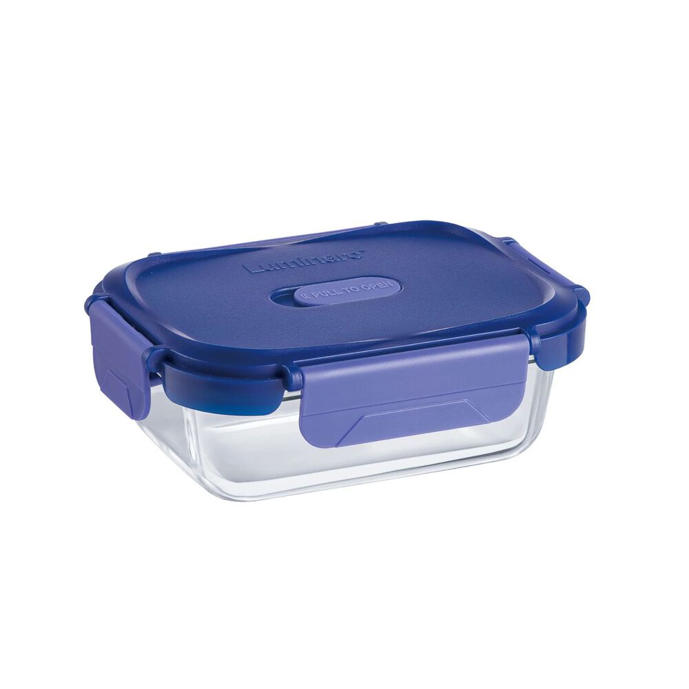 Contenedor De Vidrio Hermético Rectangular 370ml Luminarc image number 0.0