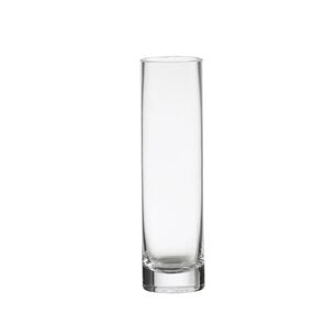 Florero Tubo Uniflor 20cm Vidrio Transparente Allegra