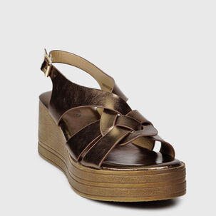 Sandalia Floriana Bronce