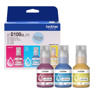 Pack Tinta Color Brother BTD100CL 3PK