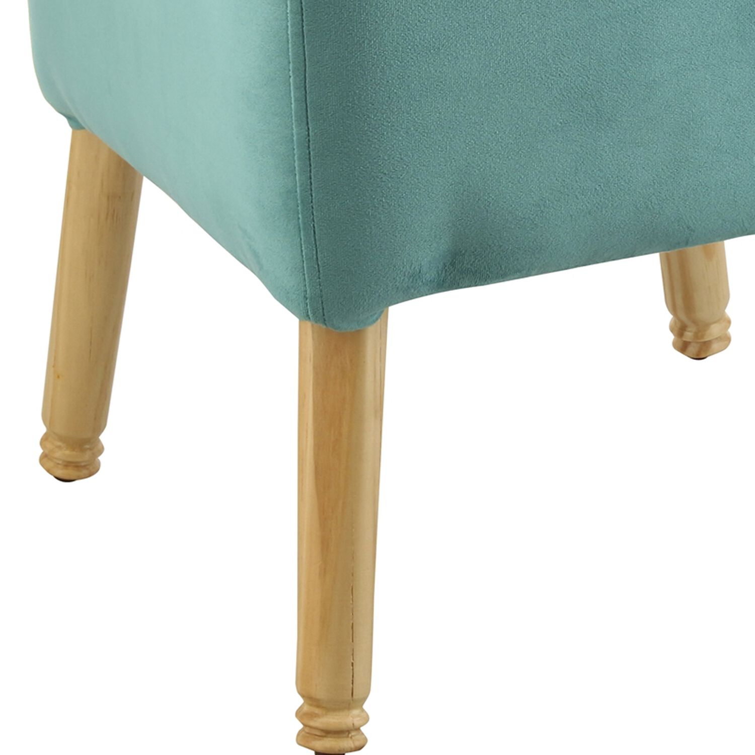 Pouf Alemania Turquesa Dise&ntilde;o Felpa 42x42x43 Cm M&aacute;xima Design image number 2.0