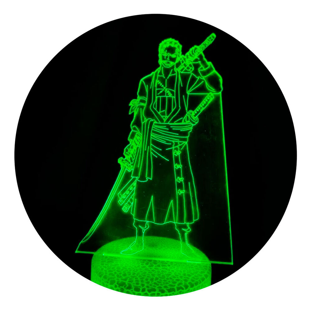 Lampara 3d Zoros - One Piece image number 0.0