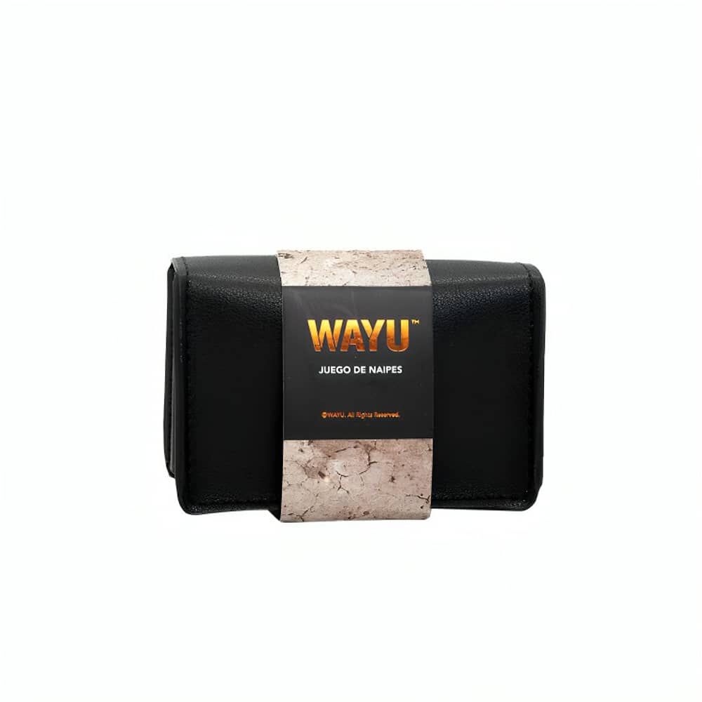 Juego De Naipes Estuche Cuero Vegano Wayu image number 2.0