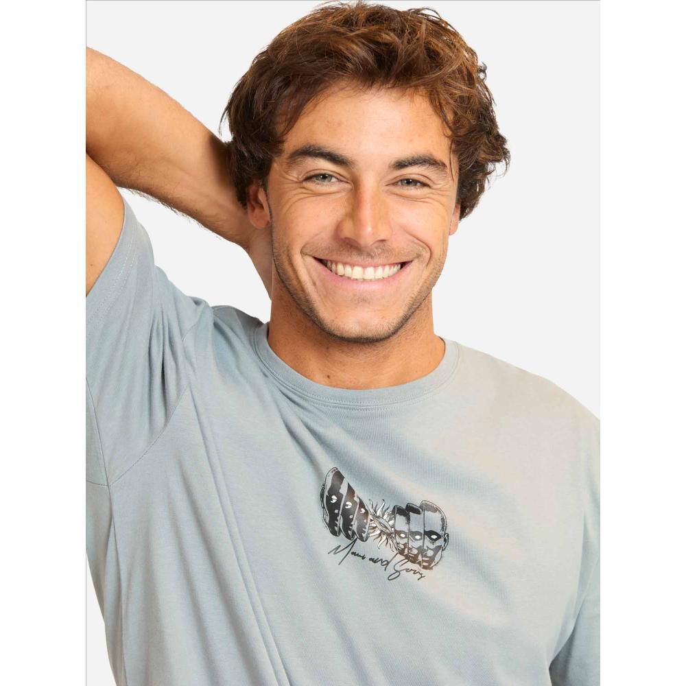 Polera Manga Corta Cuello Redondo Hombre Maui And Sons image number 3.0