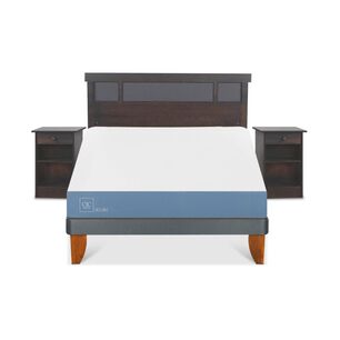 Cama Europea Cic Excellence / 2 Plazas / Base Normal + Set De Maderas