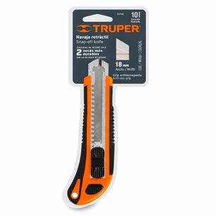 Cuchillo Cartonero De 15 Cms Con Grip + 3 Hojas Repuesto