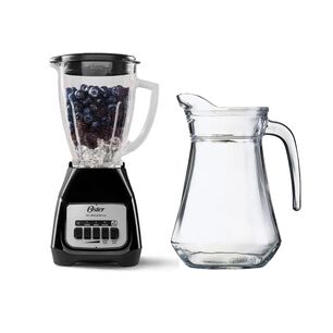Licuadora Oster 2 Velocidades + Jarra Paris De 1400ml Vidrio