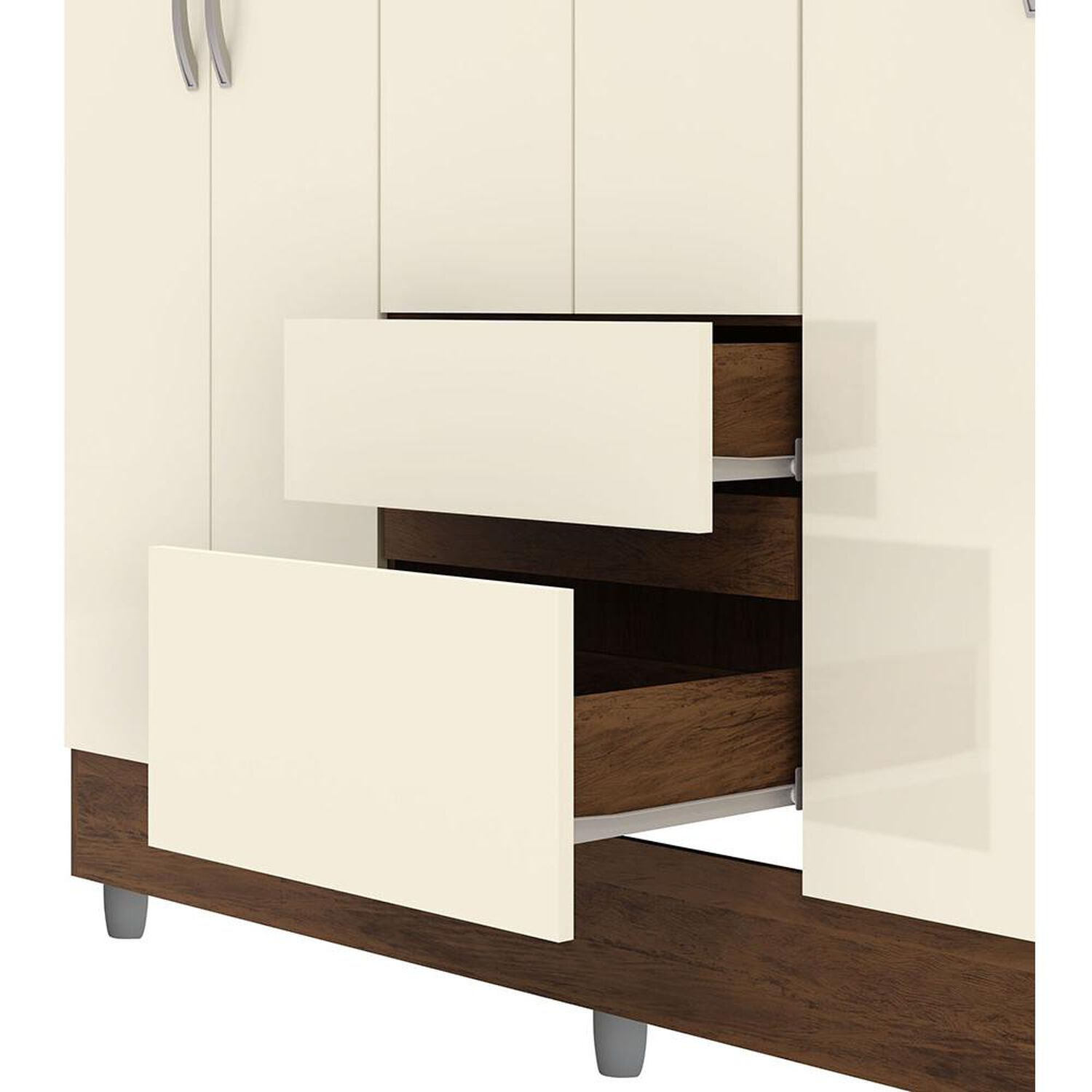 Cl&oacute;set Vekkahome Ideal / 6 Puertas / 2 Cajones image number 4.0