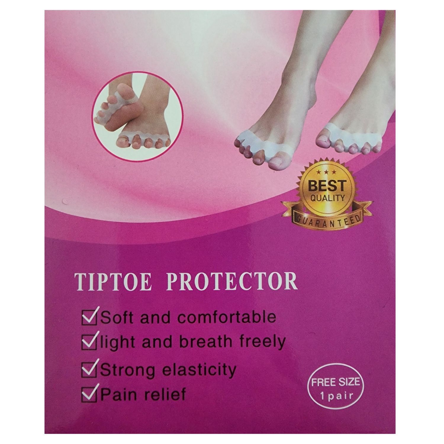 Protector Dedos Pie Alivio Correctivos Ergon&oacute;mico Soporte image number 4.0
