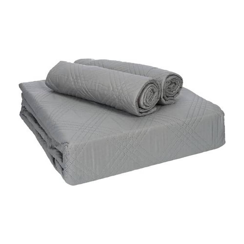 Quilt Andes Liso Gris 2 Plazas image number 4.0