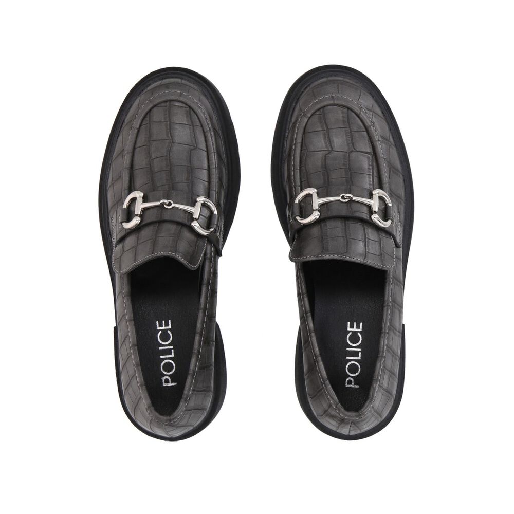Mocas&iacute;n Mujer Negro/gris Gretha Police image number 1.0