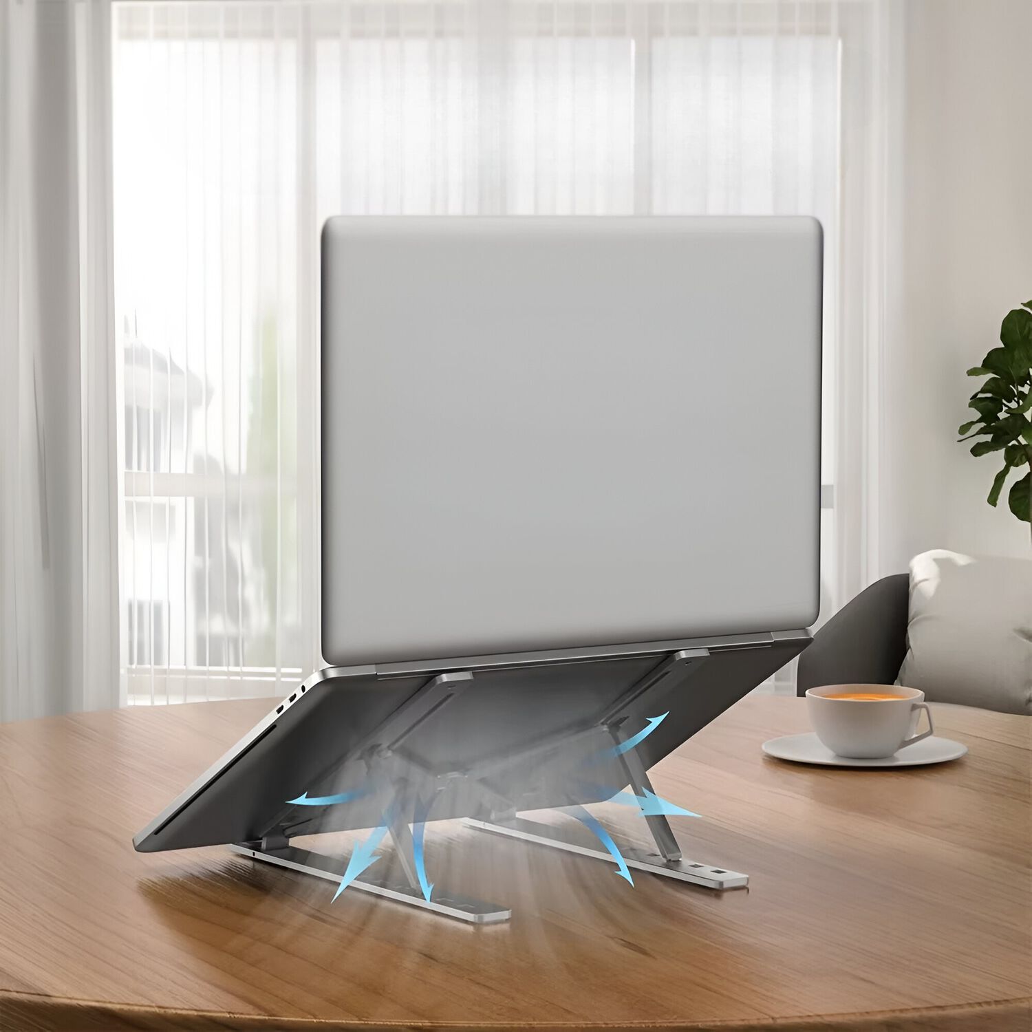 Soporte Para Notebooks Y Macbooks Retractil De Aluminio image number 4.0