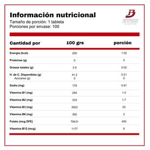 B-complex 100 Tabletas