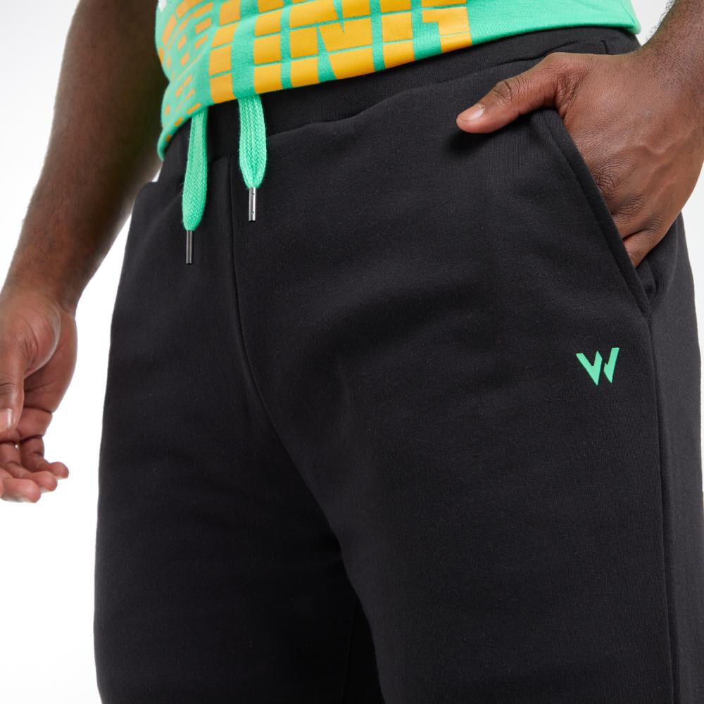 Pantalón De Buzo Deportivo Tiro Medio Regular Hombre Wetland image number 4.0