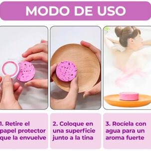 Aromaterapia Ba&ntilde;o Tabletas