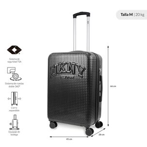 Pack 2 Maletas Donna Karan Hot Town M 20k + L 23k Negra Dkny