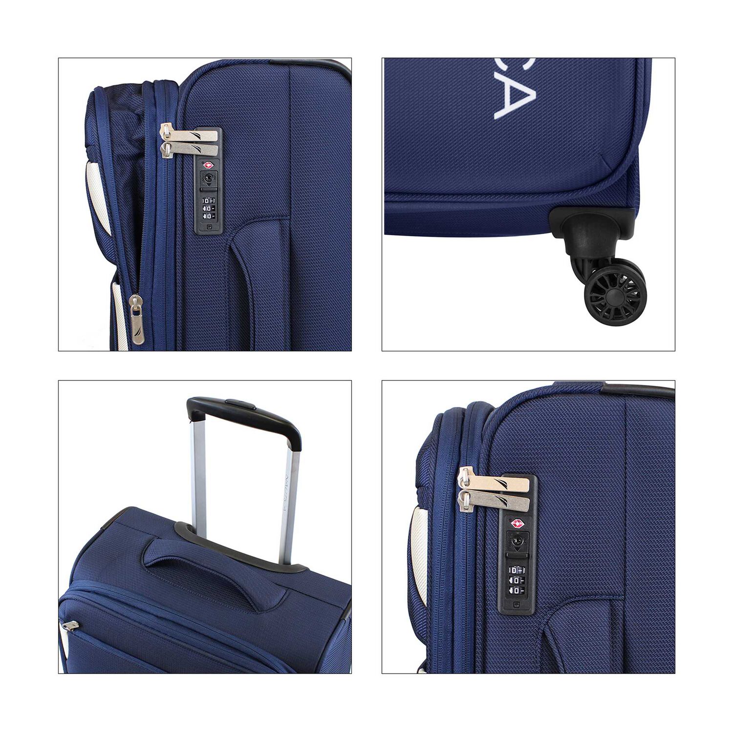 Pack 2 Maletas Blandas S+m Nautica Marbella 10kg Y 20kg Azul image number 2.0