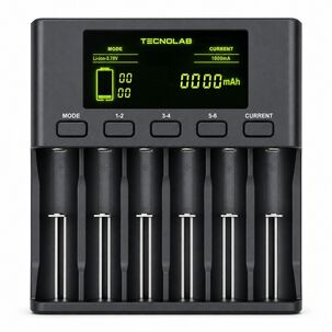 Cargador De Pilas Universal Carga R&aacute;pida Para 6 Pilas Tl110