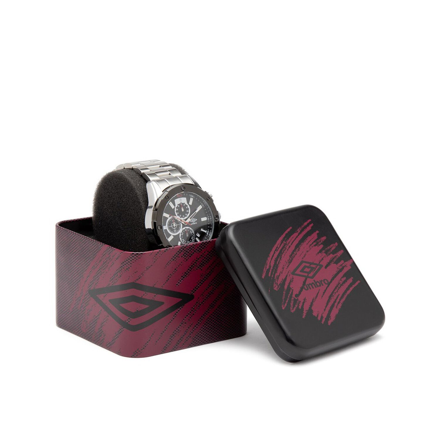 Reloj Umbro Plus Umbp-5200-3 Plateado Hombre image number 3.0