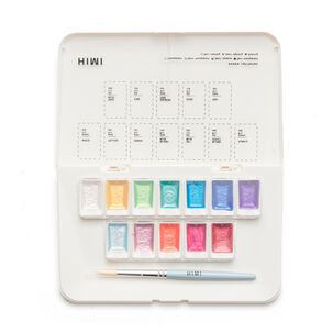 Himi Set De Acuarela Metalizada 12 Colores Selección Joyeria