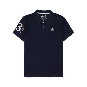Polera Básica Manga Corta Cuello Piqué Hombre The King's Polo Club