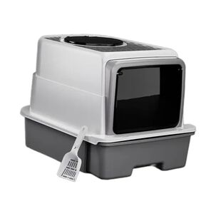 Arenero Con Cajon Deslizable Doble Acceso Para Gatos Mascotas