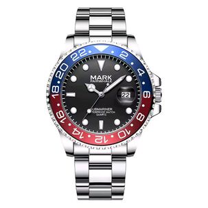 Reloj Submariner Cronografo Mark Fairwhale Cristal De Zafiro