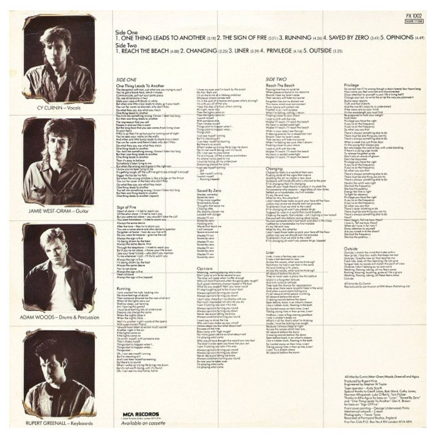 Fixx - Reach The Beach (gold Vinyl) (ltd Edition) | Vinilo image number 1.0