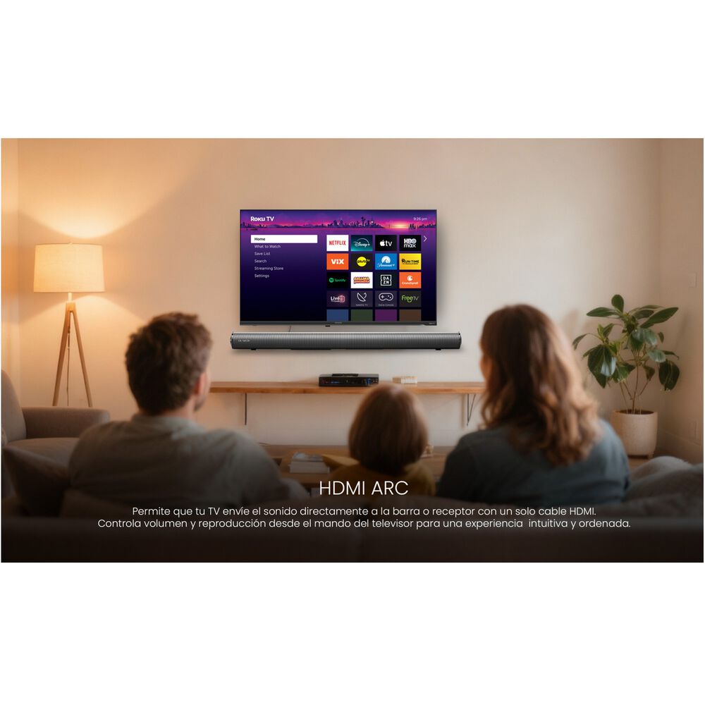 Smart Tv Aiwa 32'' Hd Wifi Sistema Roku Tv image number 5.0